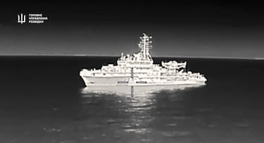 Así es la joya naval rusa que Ucrania ha pulverizado en el Mar Negro: uno de los cuatro buques espía de 60 millones de dólares