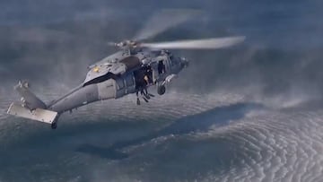 Rob Gronkowski stuns fans by jumping out of helicopter into the ocean live