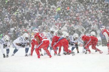 El New Era Field de Buffalo se pintó de blanco con la espectacular nevada que cayó en el juego entre los Indianapolis Colts y los Buffalo Bills. El juego terminó 13-7 en favor de los Bills. La temperatura estaba en -2 grados centígrados con vientos de 29 kilómetros por hora.