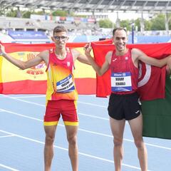 Yassine Ouhdadi, subcampeón del mundo de 1.500