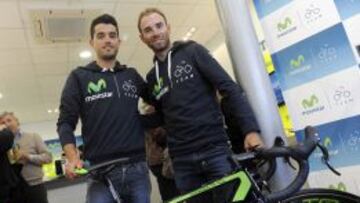 PAREJA. Intxausti y Valverde, capos del Movistar para el País Vasco.