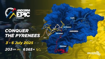 Mapa recorrido Andorra Epic 2025