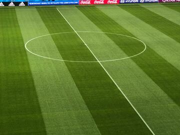Así está el césped de Kaliningrado a 24 horas del partido de España