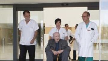 Alfredo di Stéfano recibió el alta en el hospital La Fe de Valencia.