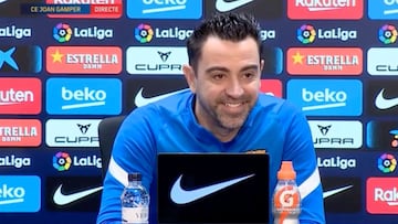 Xavi deja callado a un periodista tras acusarle de no ganar a ningún grande