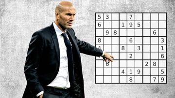 Zidane retoma el 'sudoku'