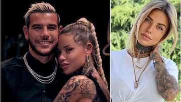 Zoe Cristofoli y Theo Hernández vía Instagram.