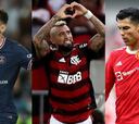 Arturo Vidal empata con Messi y golea a Cristiano