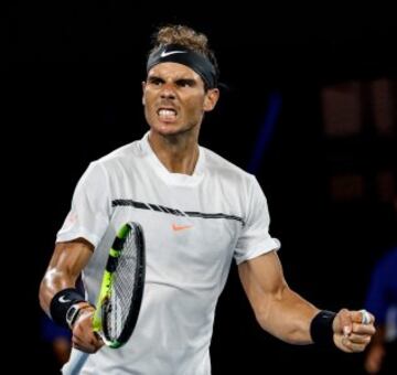 Federer-Nadal: the best pics. from the Australian Open