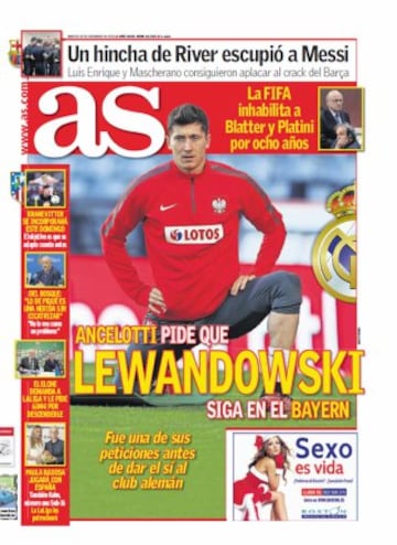 Las portadas de AS de diciembre