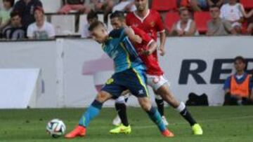 Deulofeu, durante el partido.