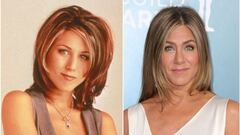 Collage de Jennifer Aniston.