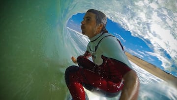 Hugues Oyarzabal en un tubo