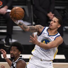 Juan Toscano juega en derrota de los Warriors ante los Nets