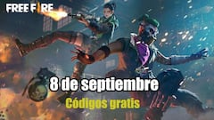 Códigos Free Fire de hoy 8 de septiembre de 2021; todas las recompensas gratis