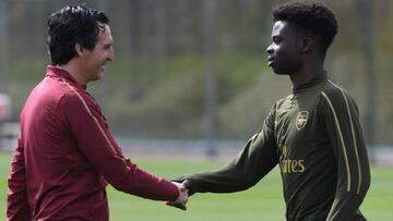 Bukayo Saka: el niño de oro de Emery se 'olvida' de su mentor