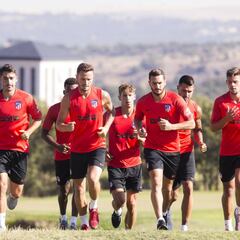 Capitanes Koke y Saúl