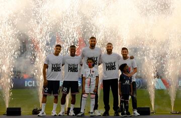 Los cinco refuerzos del PSG durante el verano. Sergio Ramos y Lionel Messi como las principales estrellas. 