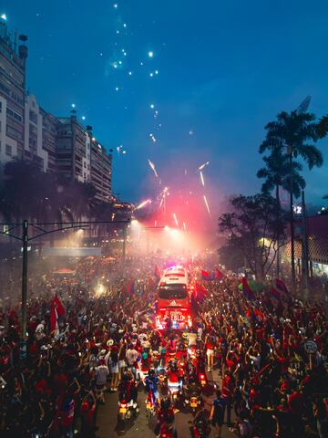 Deportivo Independiente Medellín y Junior de Barranquilla definieron al segundo campeón del 2023. Asi se vivió la final del Fútbol Profesional Colombiano en imágenes desde el Atanasio Girardot. 