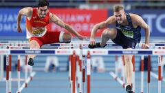 Jorge Ure&ntilde;a corre junto al franc&eacute;s Kevin Mayer, l&iacute;der y m&aacute;ximo favorito al oro.