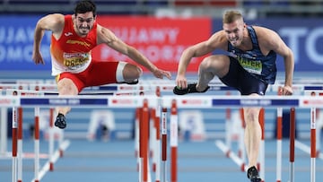 Jorge Ure&ntilde;a corre junto al franc&eacute;s Kevin Mayer, l&iacute;der y m&aacute;ximo favorito al oro.