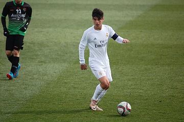 Manuel Cedenilla, durante un partido con el Real Madrid.