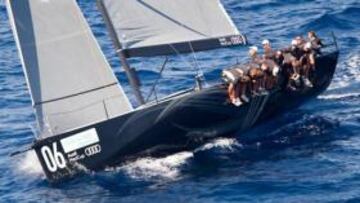 <b>PRIMER LÍDER. </b>El 'Ran' sueco supera en un punto al 'Bribón'.