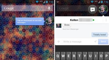 Decapita las molestas cabezas flotantes de tus contactos en Facebook Messenger