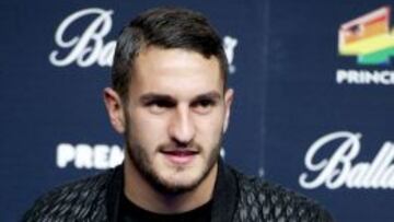 Koke, el pasado viernes en la &#039;Gala de Los 40 Principales&#039;