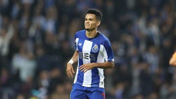 Luis Díaz durante un partido con Porto.