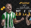 Real Betis vs. RC Celta: horario, TV, pronósticos, estadísticas y clasificación
