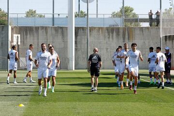 Las im¨¢genes del regreso al trabajo del Real Madrid