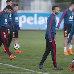 España Sub-21 se entrenó con la ausencia de Oyarzabal