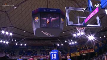 Pau se había retirado hacía minutos y sucedió esto en el Palau en el Barça-Zaragoza