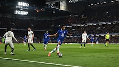 Soccer Football - Champions League - Quarter Final - Second Leg - Chelsea v Real Madrid - Stamford Bridge, London, Britain - April 18, 2023 Chelsea's Raheem Sterling in action REUTERS/Dylan Martinez
