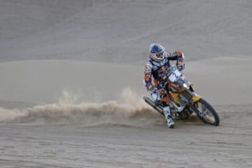 Marc Coma durante el Rally de Marruecos en 2014