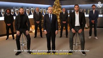 La felicitación de Navidad del Real Madrid: "Que recuperemos la normalidad en 2021"