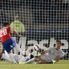 Chile exhibe cartel de favorito en una noche mágica