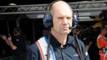 Adrian Newey, responsable de diseño de Red Bull.