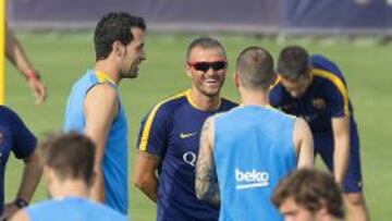 PENDIENTE. Luis Enrique confía en el equipo para ganarlo todo.