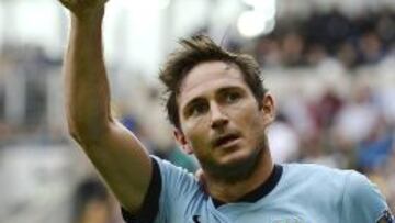 Frank Lampard en su nueva vida en Manchester City.