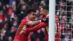 Luis Díaz, uno de los culpables del terremoto Liverpool-Salah