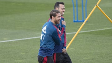 Emotivo mensaje de Sergio Ramos a Busquets