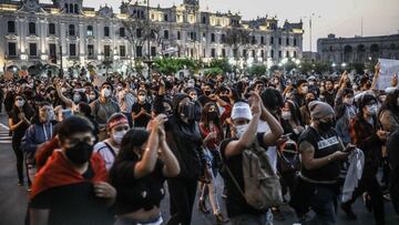 Marcha Nacional contra Manuel Merino: recorrido, horario y medidas