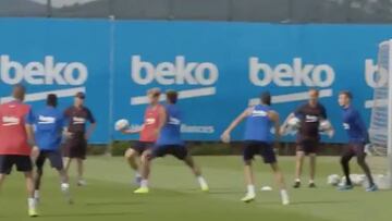 De Jong entregó detalle de locos en el entrenamiento