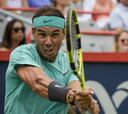 Resumen del Nadal - Evans (7-6 y 6-4): Nadal supera un interminable debut en Montreal ante Evans