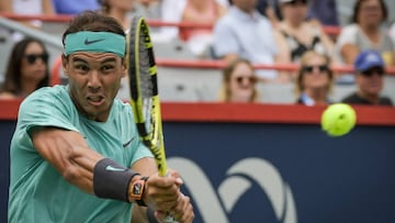 Nadal, en el Masters de Canadá.