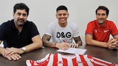 Rojo presentado en Estudiantes
