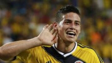 James Rodr&iacute;guez lleva ya cinco goles en el Mundial.
 