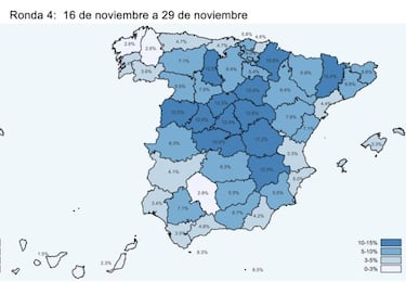 Las tres provincias de Espa?a m¨¢s golpeadas por la pandemia